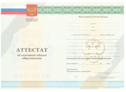 Аттестат за 9 класс 2011-2012 в Домодедово